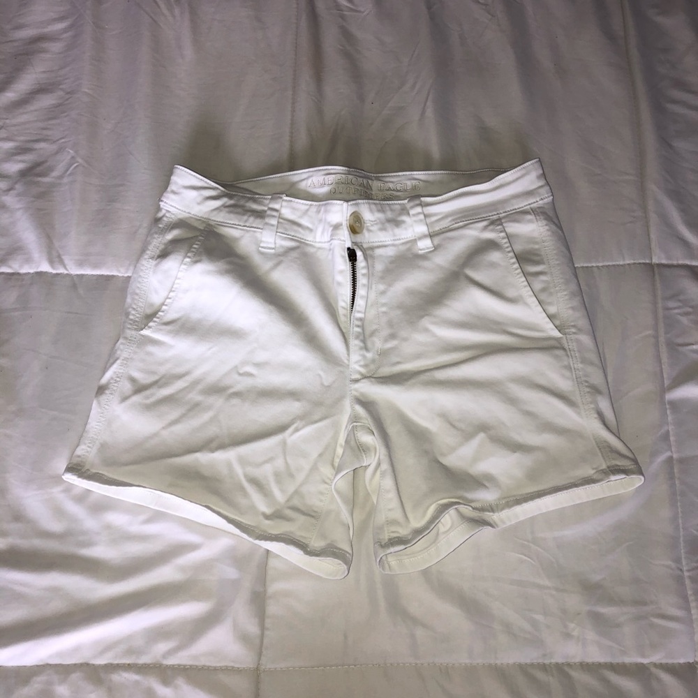 White American Eagle Jean Shorts